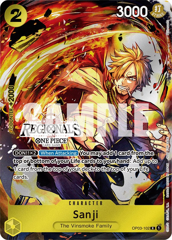 Sanji (Online Regional 2024) [Participant] [One Piece Promotion Cards] | Good Games North
