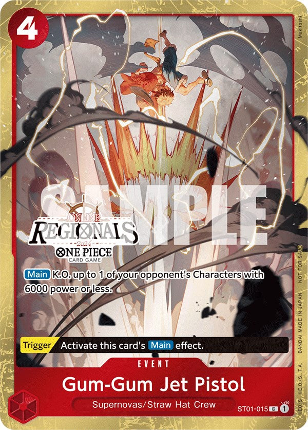 Gum-Gum Jet Pistol (Online Regional 2024) [Participant] [One Piece Promotion Cards] | Good Games North