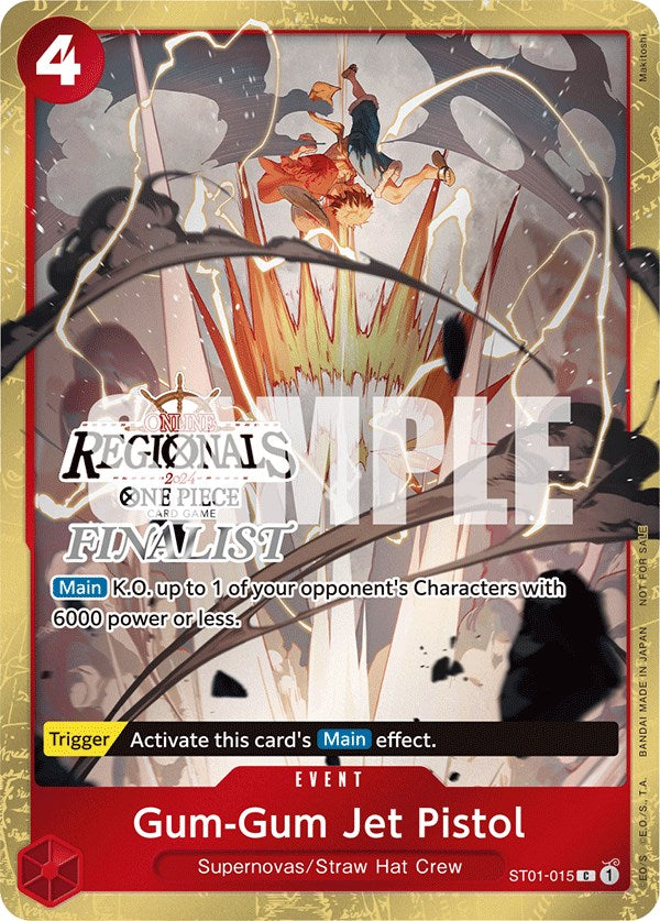 Gum-Gum Jet Pistol (Online Regional 2024) [Finalist] [One Piece Promotion Cards] | Good Games North