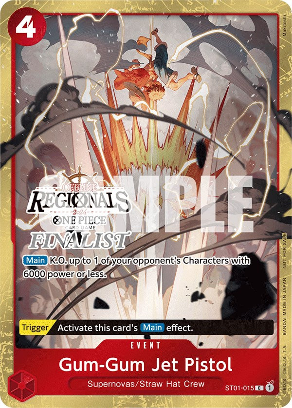 Gum-Gum Jet Pistol (Offline Regional 2024) [Finalist] [One Piece Promotion Cards] | Good Games North