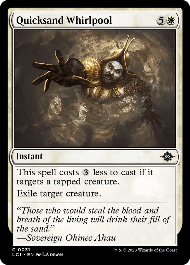 Quicksand Whirlpool [The Lost Caverns of Ixalan] | Good Games North