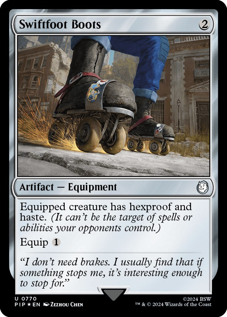 Swiftfoot Boots (Surge Foil) [Fallout] | Good Games North
