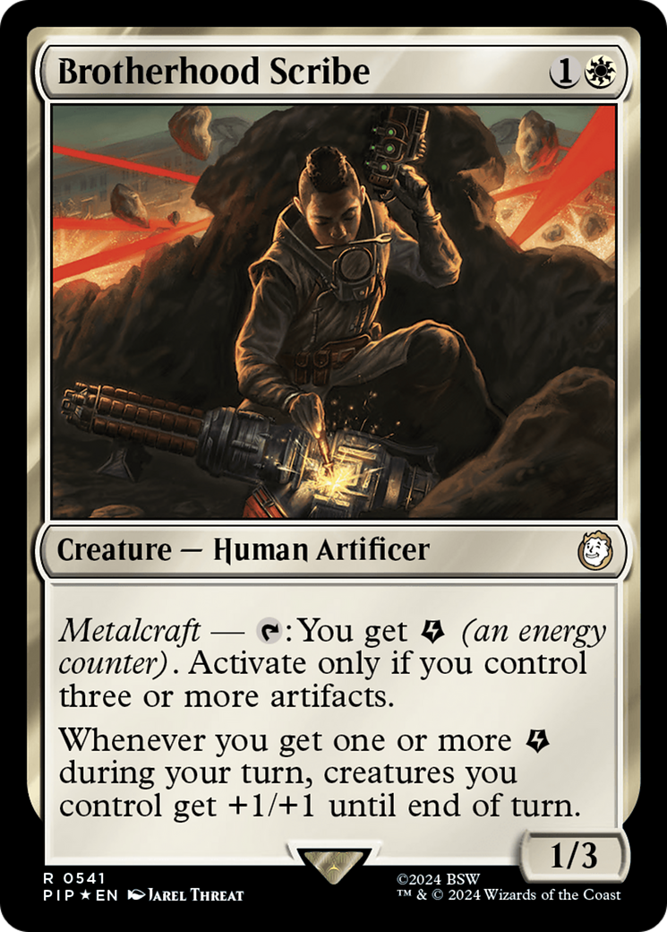 Brotherhood Scribe (Surge Foil) [Fallout] | Good Games North