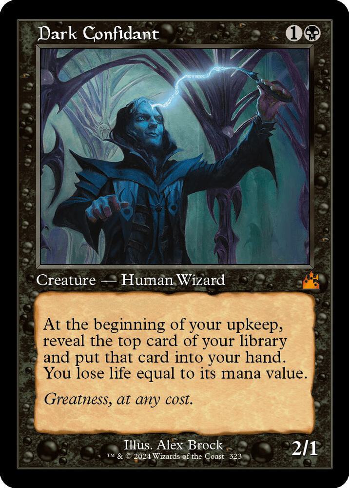 Dark Confidant Retro Frame (Ravnica Remastered)  | Good Games North