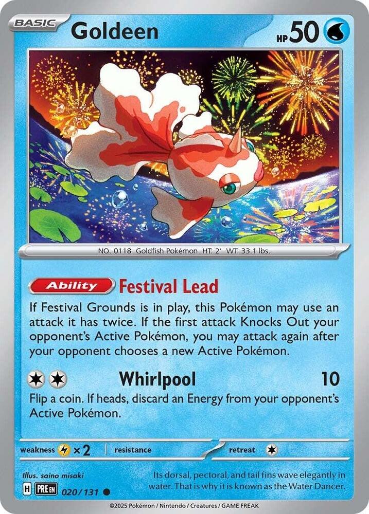 Goldeen (020/131) [Scarlet & Violet: Prismatic Evolutions] | Good Games North