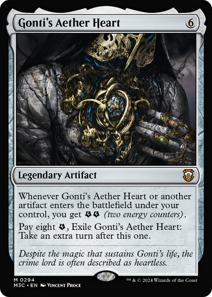 Gonti's Aether Heart [Modern Horizons 3 Commander] | Good Games North