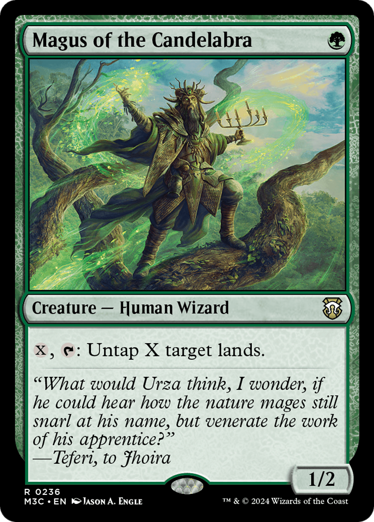 Magus of the Candelabra (Ripple Foil) [Modern Horizons 3 Commander] | Good Games North