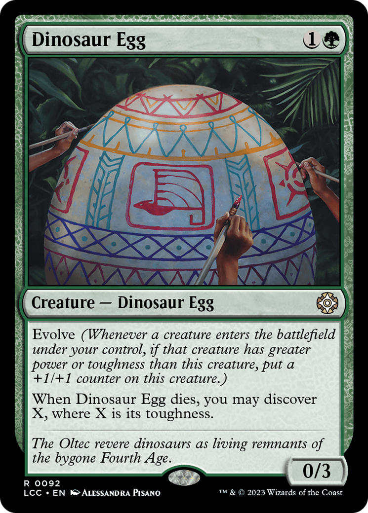 Dinosaur Egg [The Lost Caverns of Ixalan Commander] | Good Games North