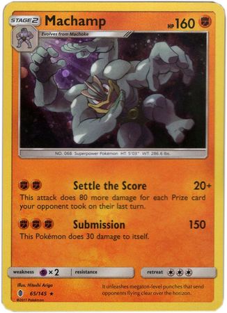 Machamp (65/145) (Cosmos Holo) [Sun & Moon: Guardians Rising] | Good Games North