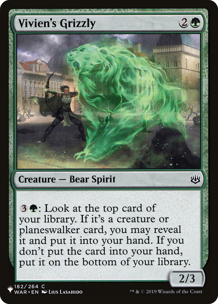 Vivien's Grizzly [The List] | Good Games North