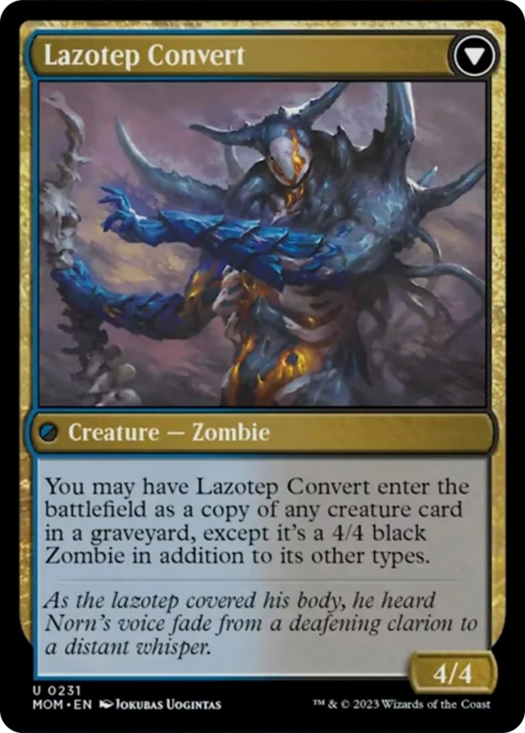 Invasion of Amonkhet // Lazotep Convert [March of the Machine] | Good Games North