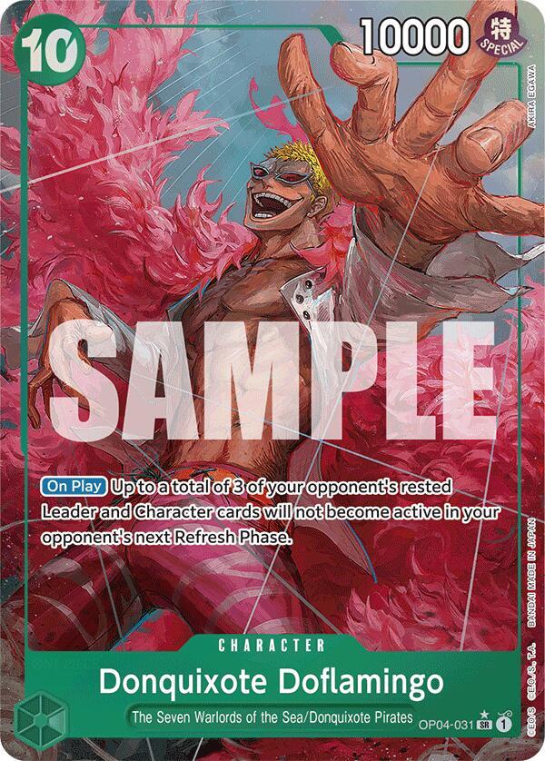 Donquixote Doflamingo OP04-031 (Premium Booster -The Best-)  - Alternate Art Foil | Good Games North