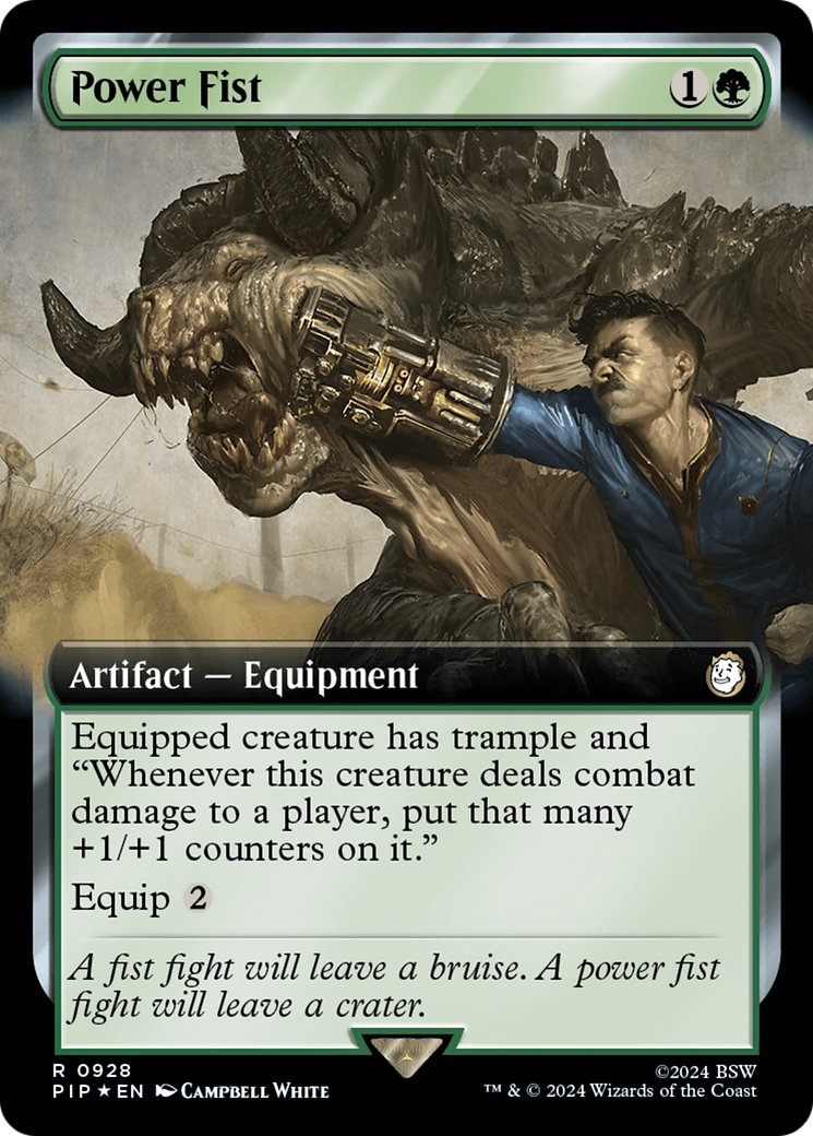 Power Fist (Extended Art) (Surge Foil) [Fallout] | Good Games North
