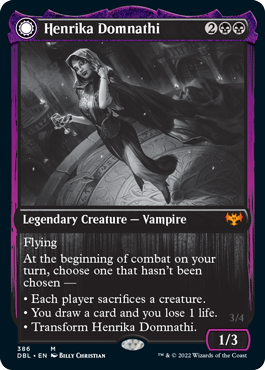 Henrika Domnathi // Henrika, Infernal Seer [Innistrad: Double Feature] | Good Games North