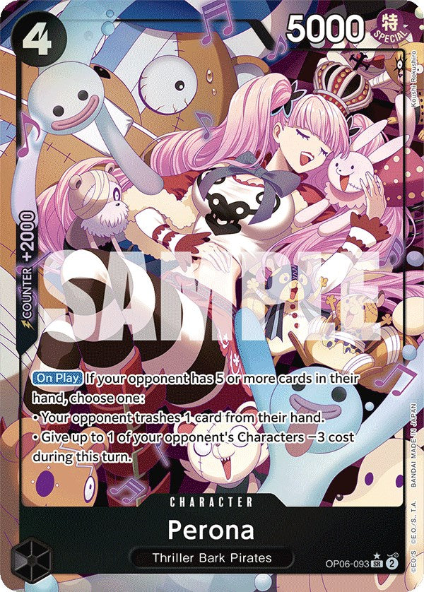 Perona (Alternate Art) [Wings of the Captain] | Good Games North