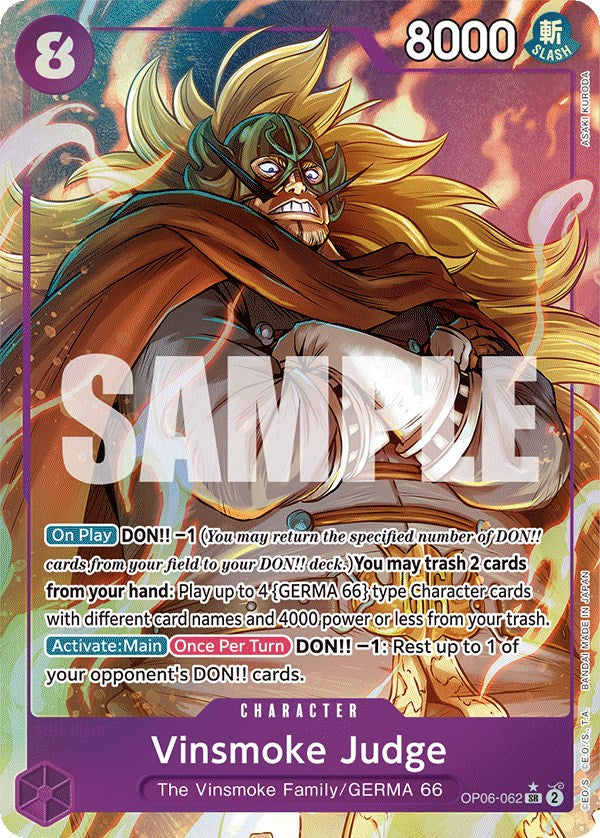 Vinsmoke Judge (Alternate Art) [Wings of the Captain] | Good Games North