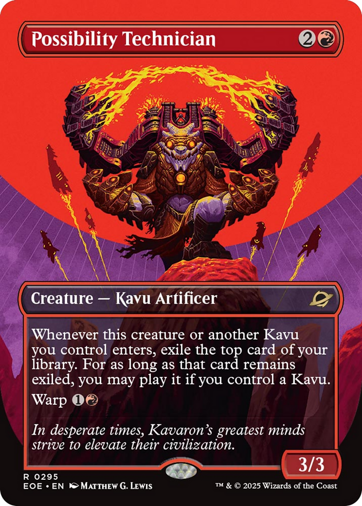 Possibility Technician (Borderless) [Edge of Eternities] | Good Games North