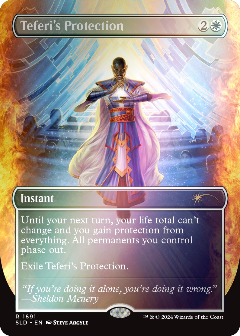 Teferi's Protection (1691) (Rainbow Foil) [Secret Lair Drop Series] | Good Games North