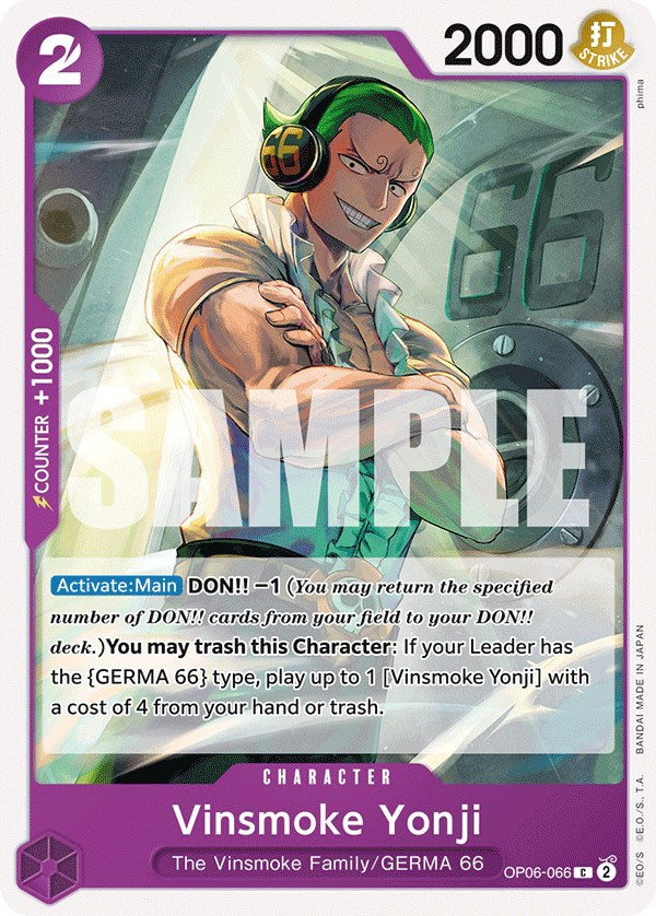 Vinsmoke Yonji [Wings of the Captain] | Good Games North
