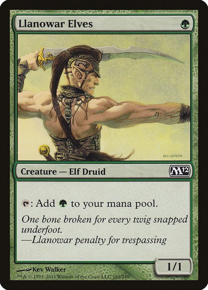 Llanowar Elves 182 (Magic 2012 (M12))  | Good Games North