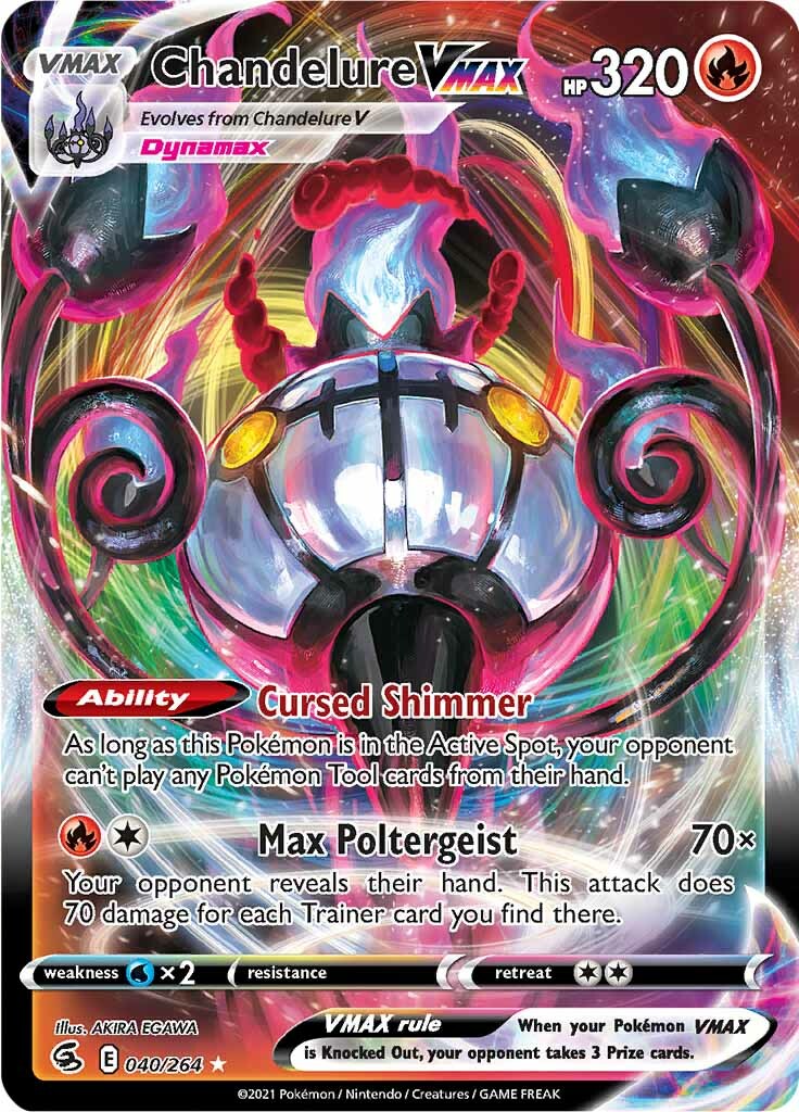 Chandelure VMAX (040/264) [Sword & Shield: Fusion Strike] | Good Games North