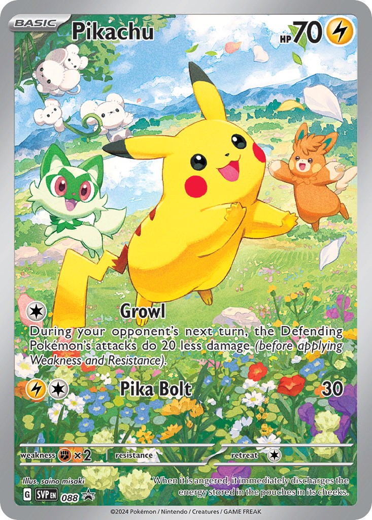 Pikachu (088) [Scarlet & Violet: Black Star Promos] | Good Games North