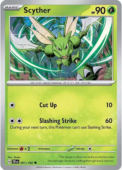 Scyther (001/162) [Scarlet & Violet: Temporal Forces] | Good Games North