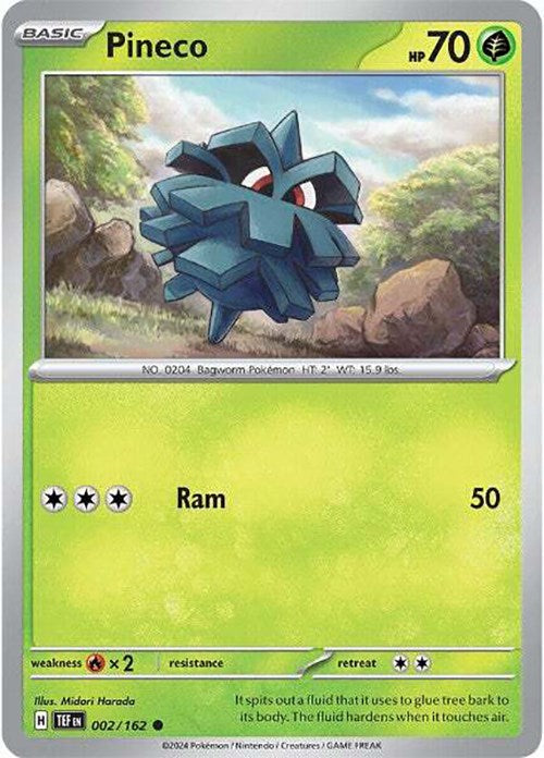 Pineco (002/162) [Scarlet & Violet: Temporal Forces] | Good Games North