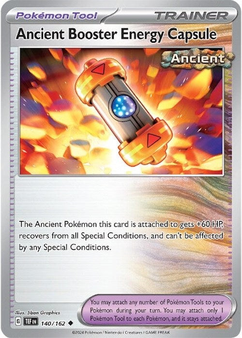 Ancient Booster Energy Capsule (140/162) [Scarlet & Violet: Temporal Forces] | Good Games North