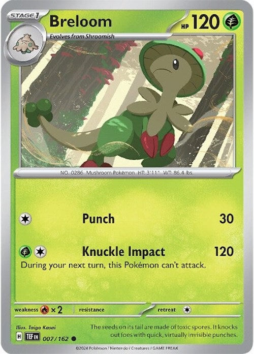 Breloom (007/162) [Scarlet & Violet: Temporal Forces] | Good Games North