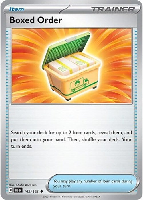 Boxed Order (143/162) [Scarlet & Violet: Temporal Forces] | Good Games North