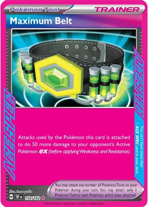 Maximum Belt (154/162) [Scarlet & Violet: Temporal Forces] | Good Games North