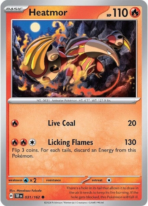 Heatmor (031/162) [Scarlet & Violet: Temporal Forces] | Good Games North