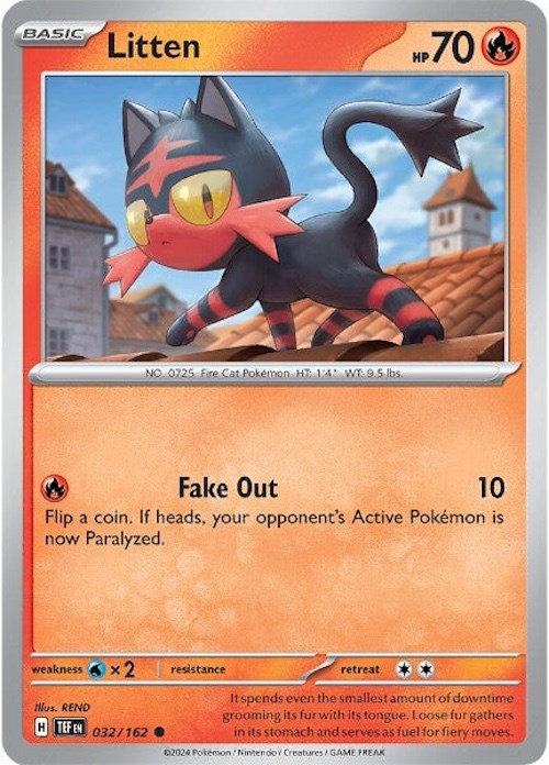 Litten (032/162) [Scarlet & Violet: Temporal Forces] | Good Games North