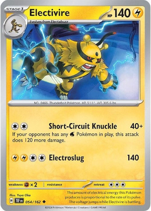 Electivire (054/162) [Scarlet & Violet: Temporal Forces] | Good Games North