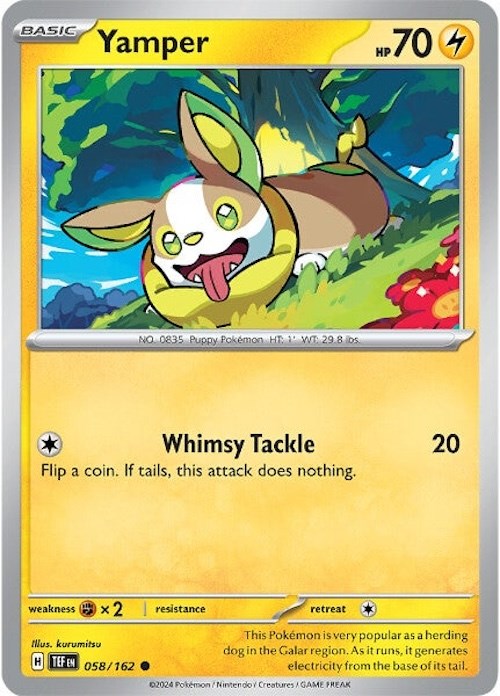 Yamper (058/162) [Scarlet & Violet: Temporal Forces] | Good Games North