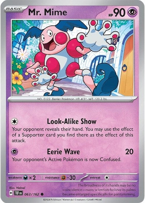Mr. Mime (063/162) [Scarlet & Violet: Temporal Forces] | Good Games North