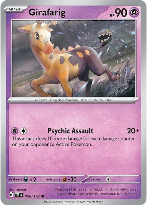 Girafarig (066/162) [Scarlet & Violet: Temporal Forces] | Good Games North