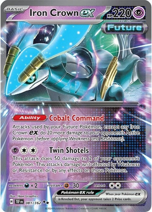 Iron Crown ex (081/162) [Scarlet & Violet: Temporal Forces] | Good Games North