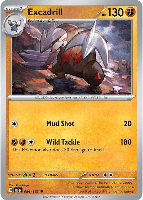 Excadrill (086/162) [Scarlet & Violet: Temporal Forces] | Good Games North