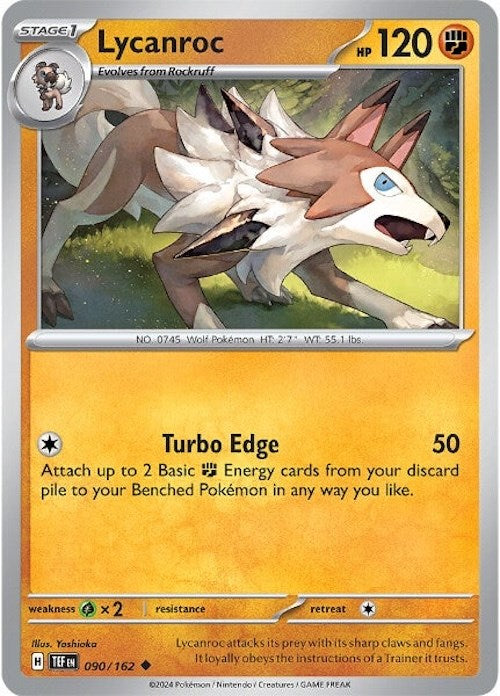 Lycanroc (090/162) [Scarlet & Violet: Temporal Forces] | Good Games North