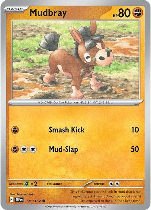 Mudbray (091/162) [Scarlet & Violet: Temporal Forces] | Good Games North