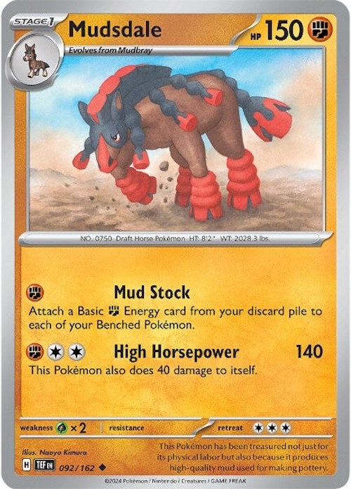 Mudsdale (092/162) [Scarlet & Violet: Temporal Forces] | Good Games North