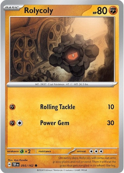 Rolycoly (093/162) [Scarlet & Violet: Temporal Forces] | Good Games North
