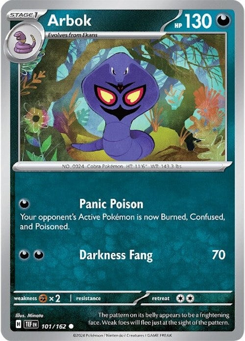 Arbok (101/162) [Scarlet & Violet: Temporal Forces] | Good Games North