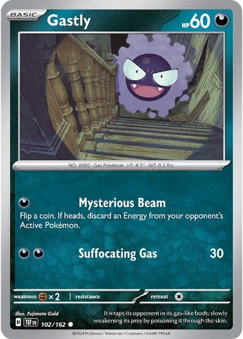 Gastly (102/162) [Scarlet & Violet: Temporal Forces] | Good Games North