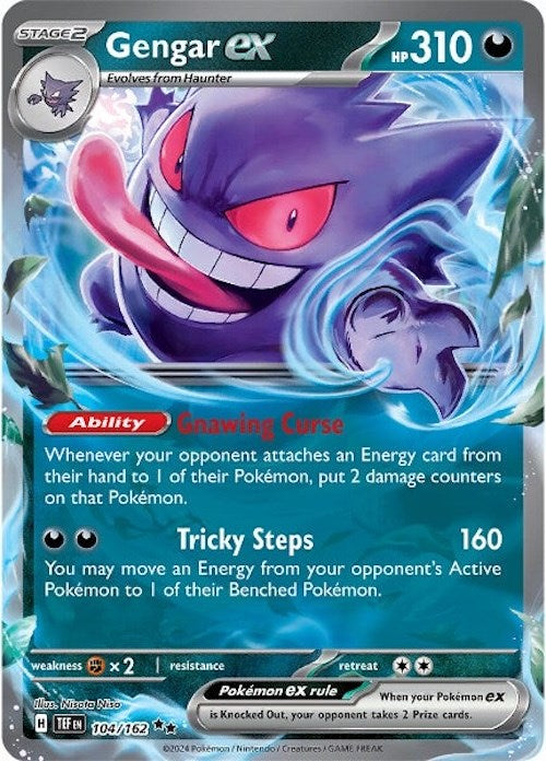 Gengar ex (104/162) [Scarlet & Violet: Temporal Forces] | Good Games North