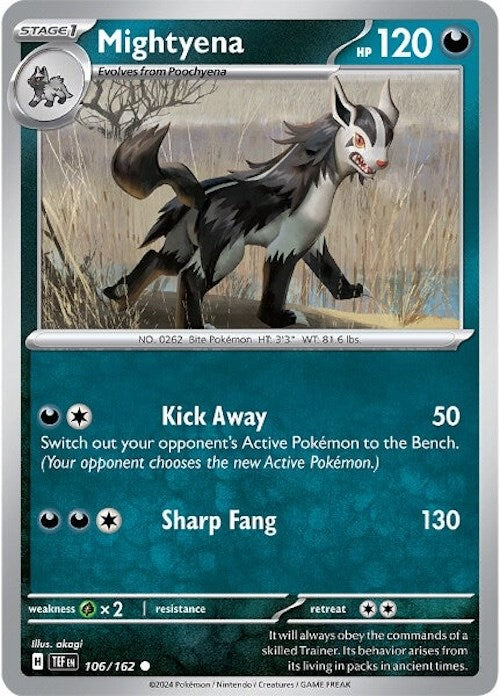 Mightyena (106/162) [Scarlet & Violet: Temporal Forces] | Good Games North