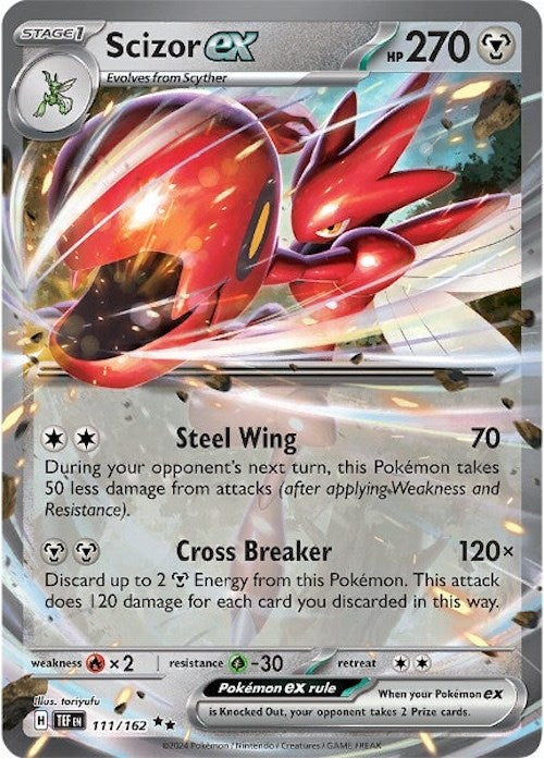 Scizor ex (111/162) [Scarlet & Violet: Temporal Forces] | Good Games North
