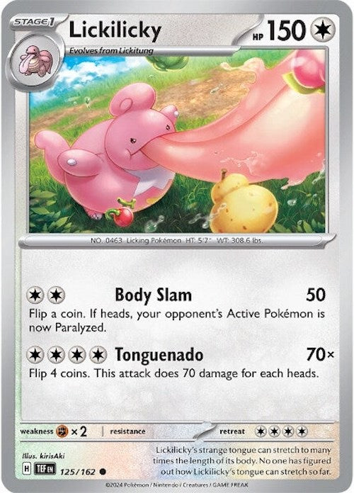 Lickilicky (125/162) [Scarlet & Violet: Temporal Forces] | Good Games North